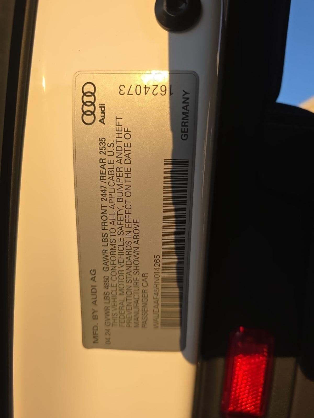 2024 Audi A4 Progressiv AWD