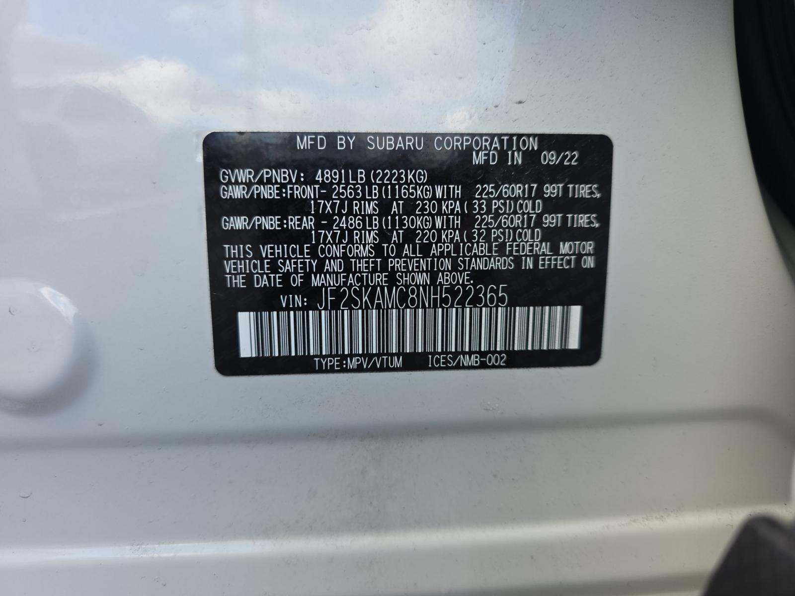 2022 Subaru Forester Wilderness AWD