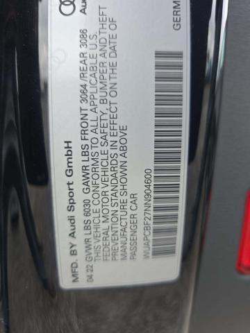 2022 Audi RS 7 Base AWD