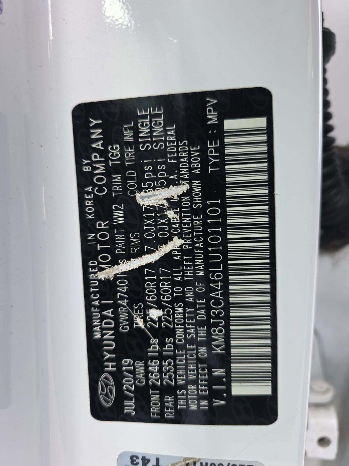 2020 Hyundai Tucson Value AWD