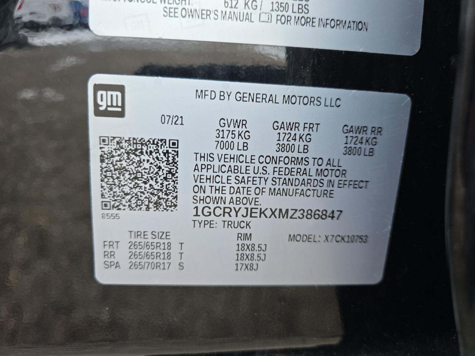 2021 Chevrolet Silverado 1500 LT AWD