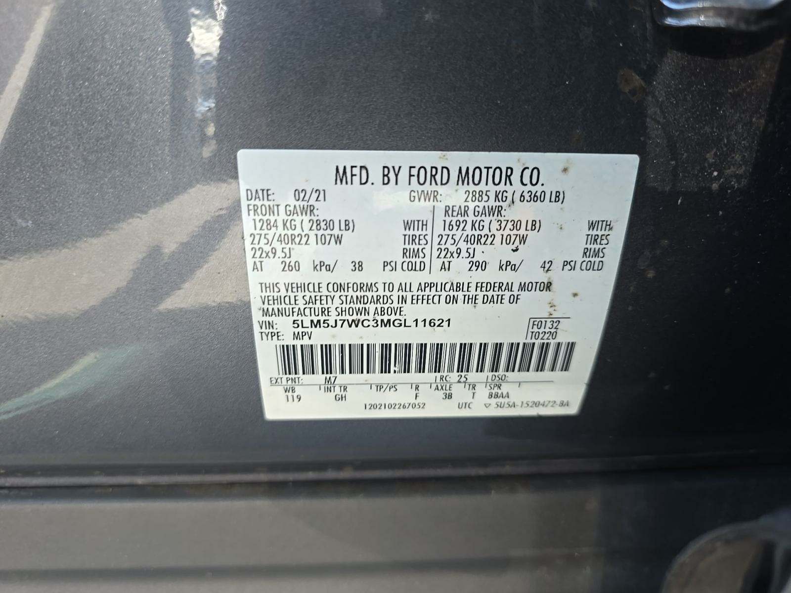 2021 Lincoln Aviator Reserve RWD