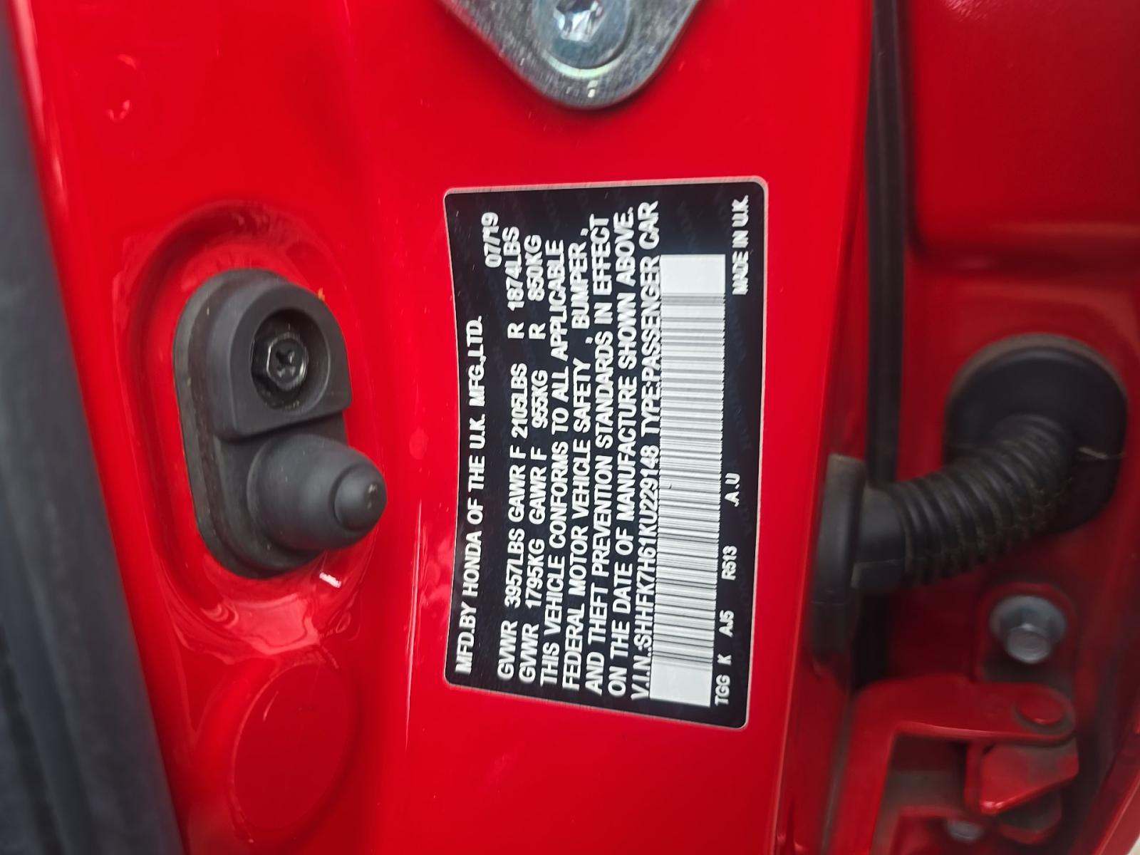 2019 Honda Civic EX FWD