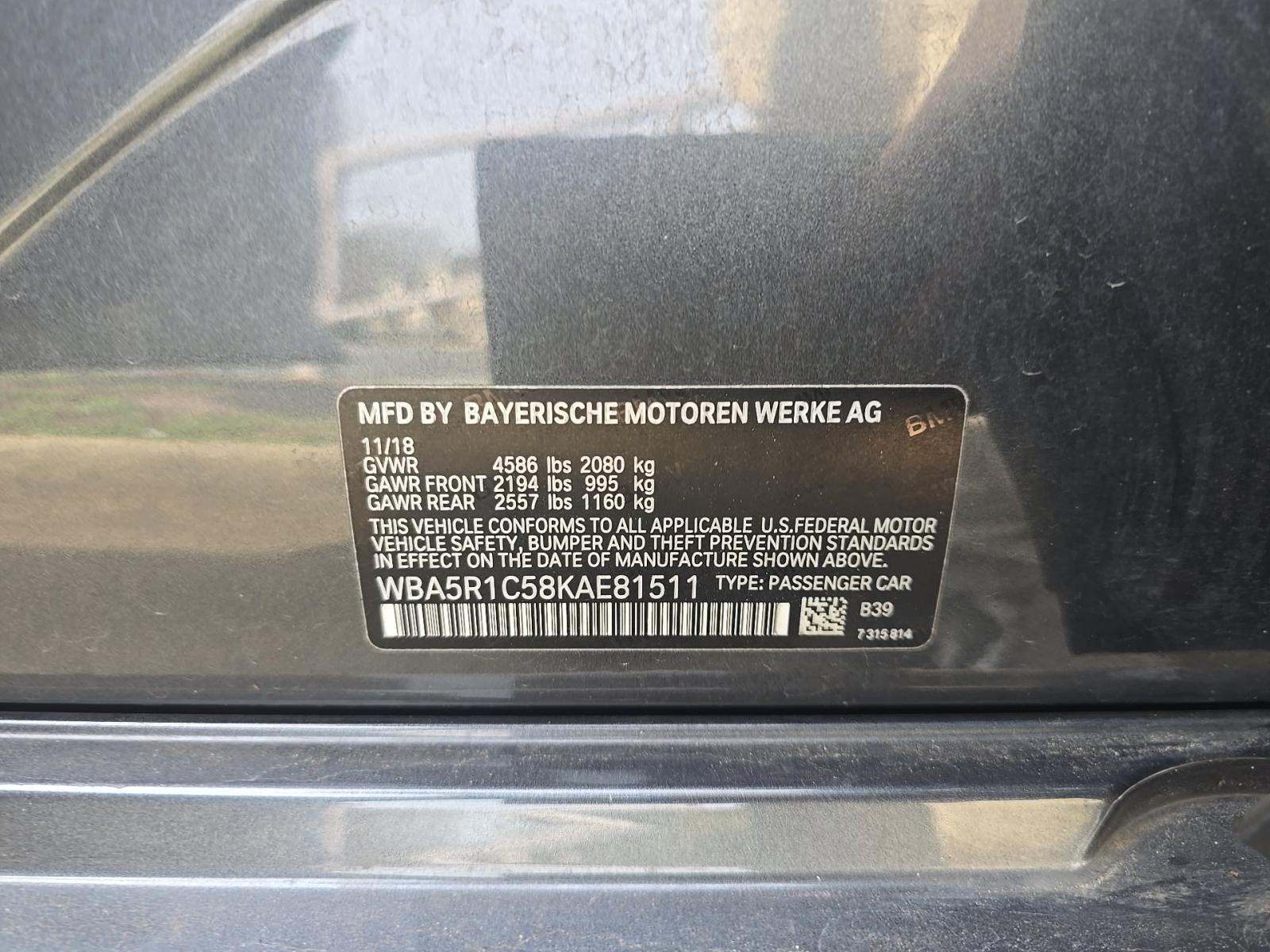 2019 BMW 3 Series 330i RWD