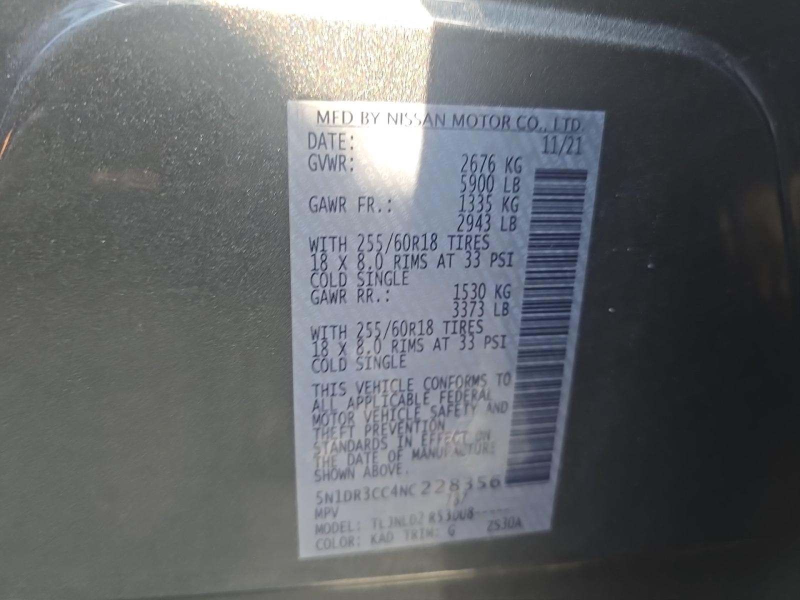 2022 Nissan Pathfinder SL AWD