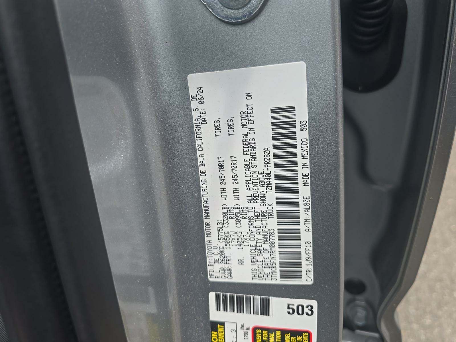 2024 Toyota Tacoma SR5 RWD