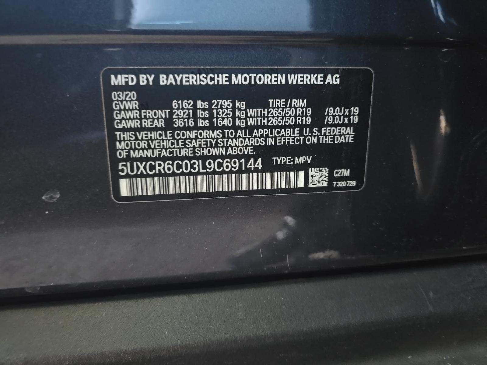 2020 BMW X5 xDrive40i AWD