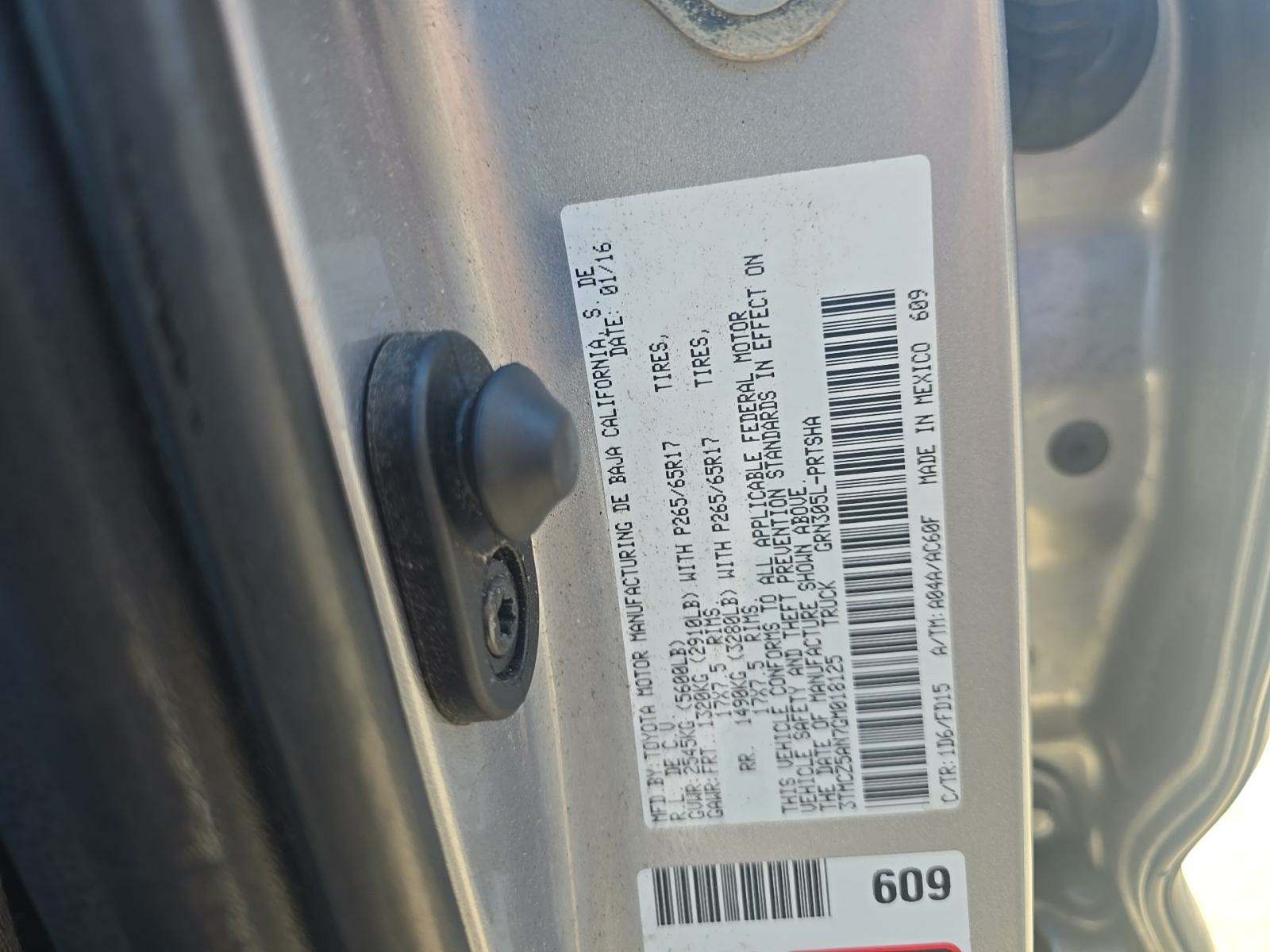 2016 Toyota Tacoma TRD Sport AWD