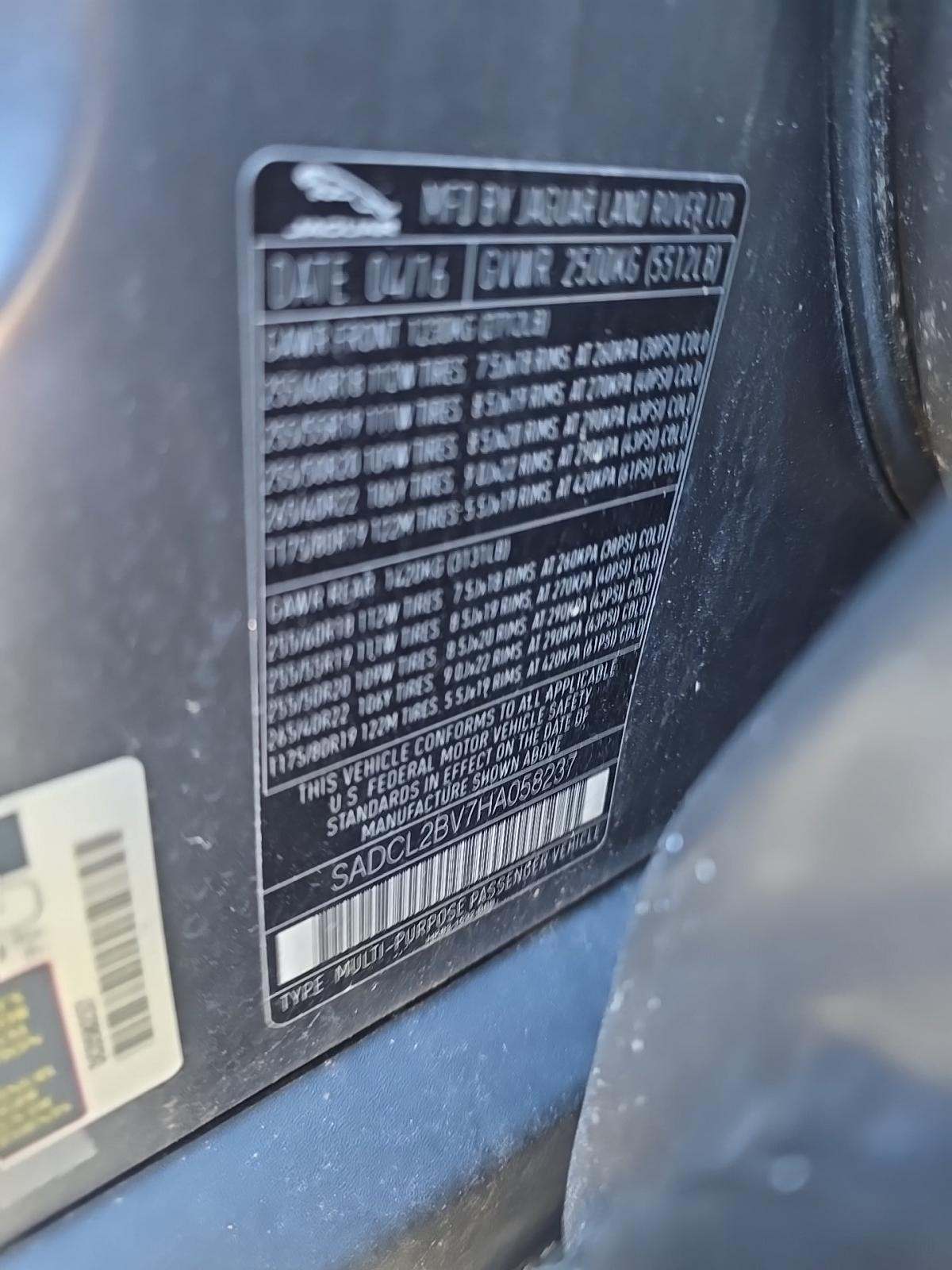 2017 Jaguar F-PACE 35t R-Sport AWD