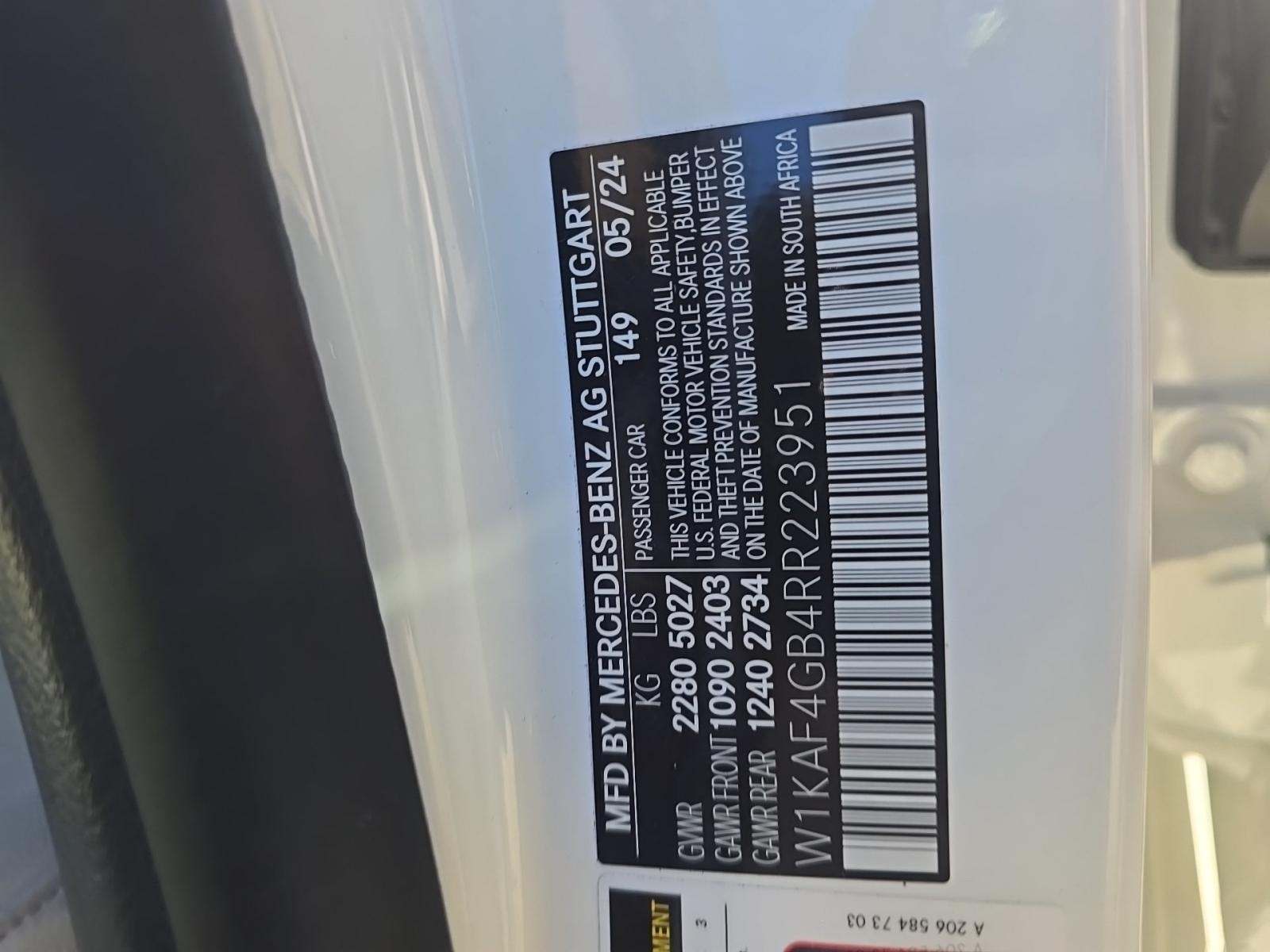 2024 Mercedes-Benz C-Class C 300 RWD