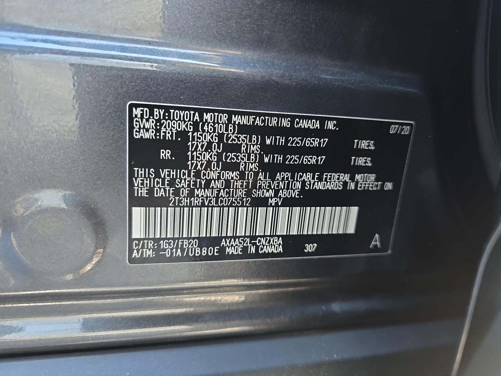 2020 Toyota RAV4 LE FWD