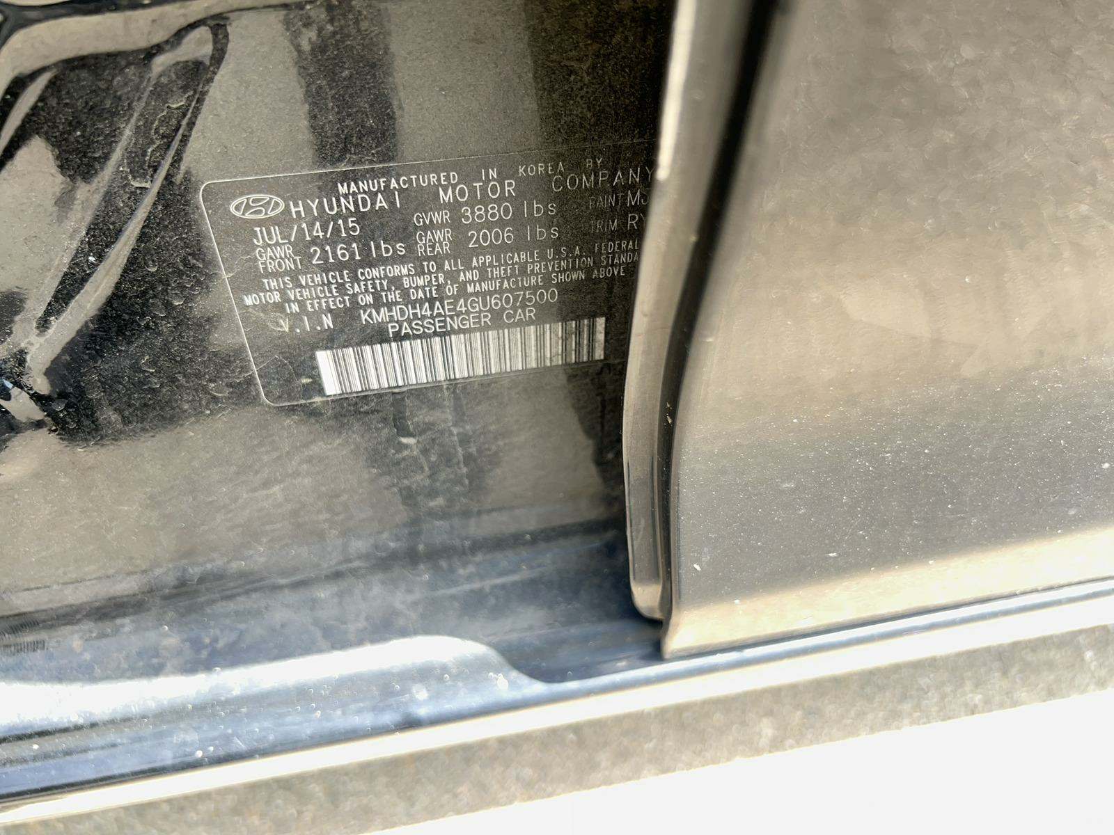 2016 Hyundai Elantra Limited FWD