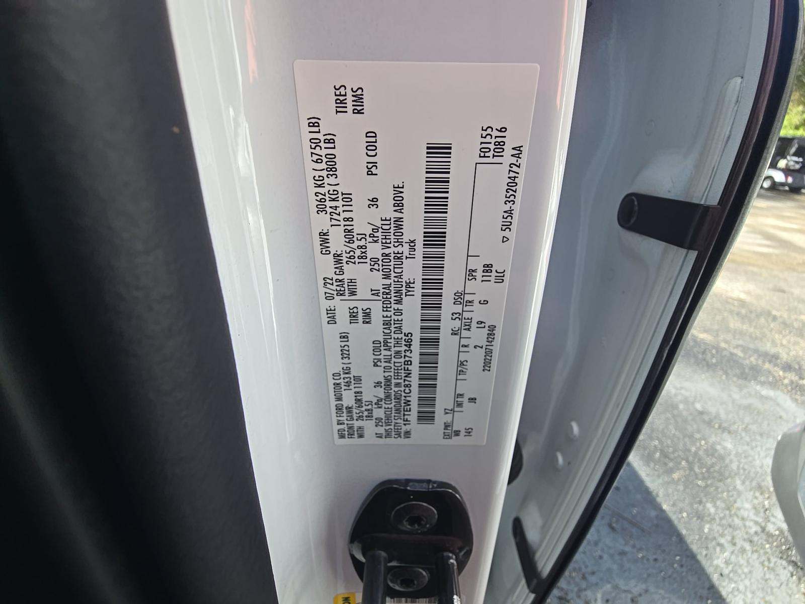 2022 Ford F-150 XL RWD