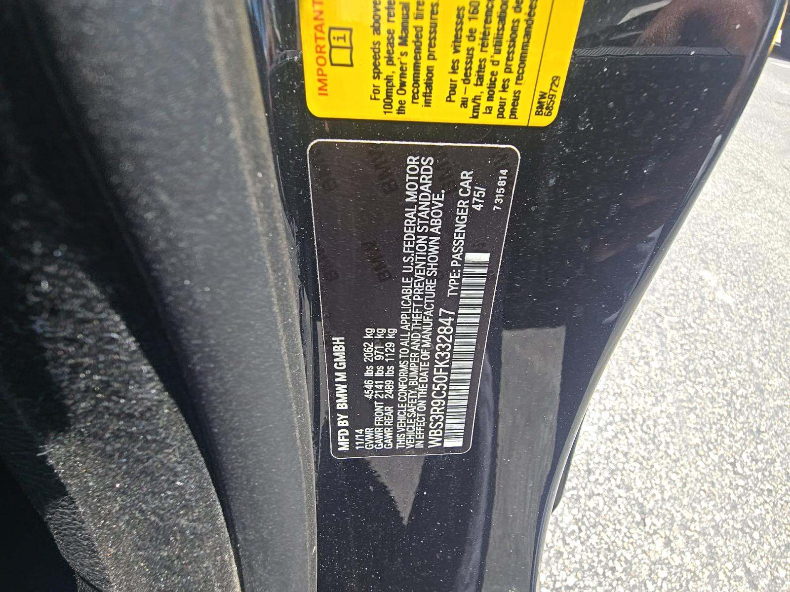 2015 BMW M4 Base RWD