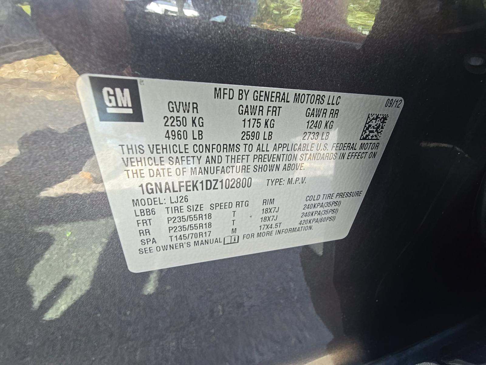 2013 Chevrolet Equinox LTZ FWD