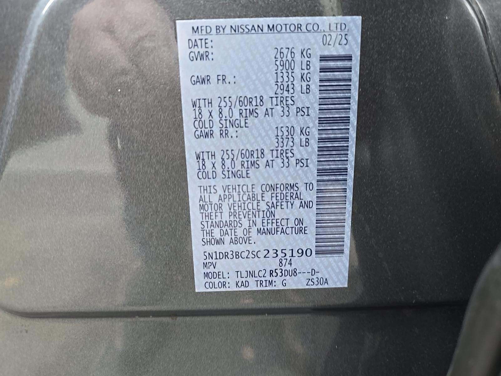 2025 Nissan Pathfinder SV AWD