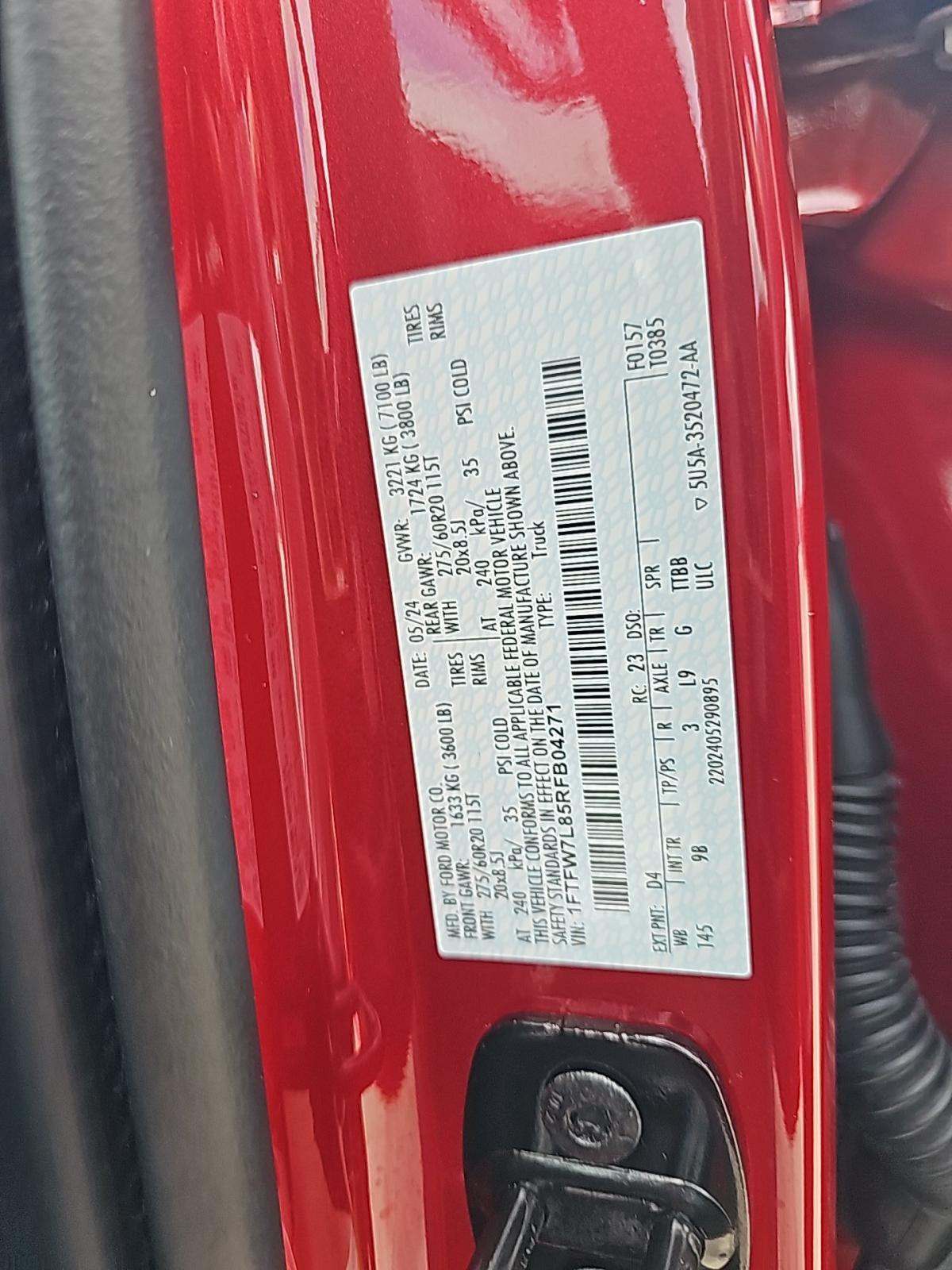 2024 Ford F-150 Platinum AWD