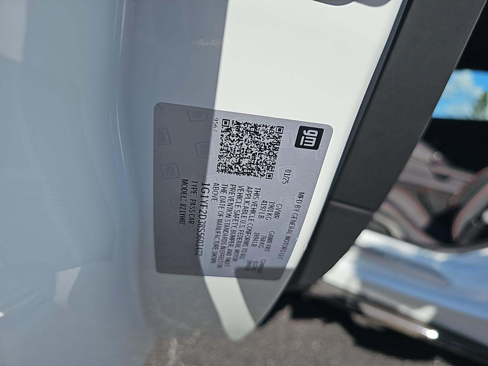 2025 Chevrolet Corvette Z06 RWD