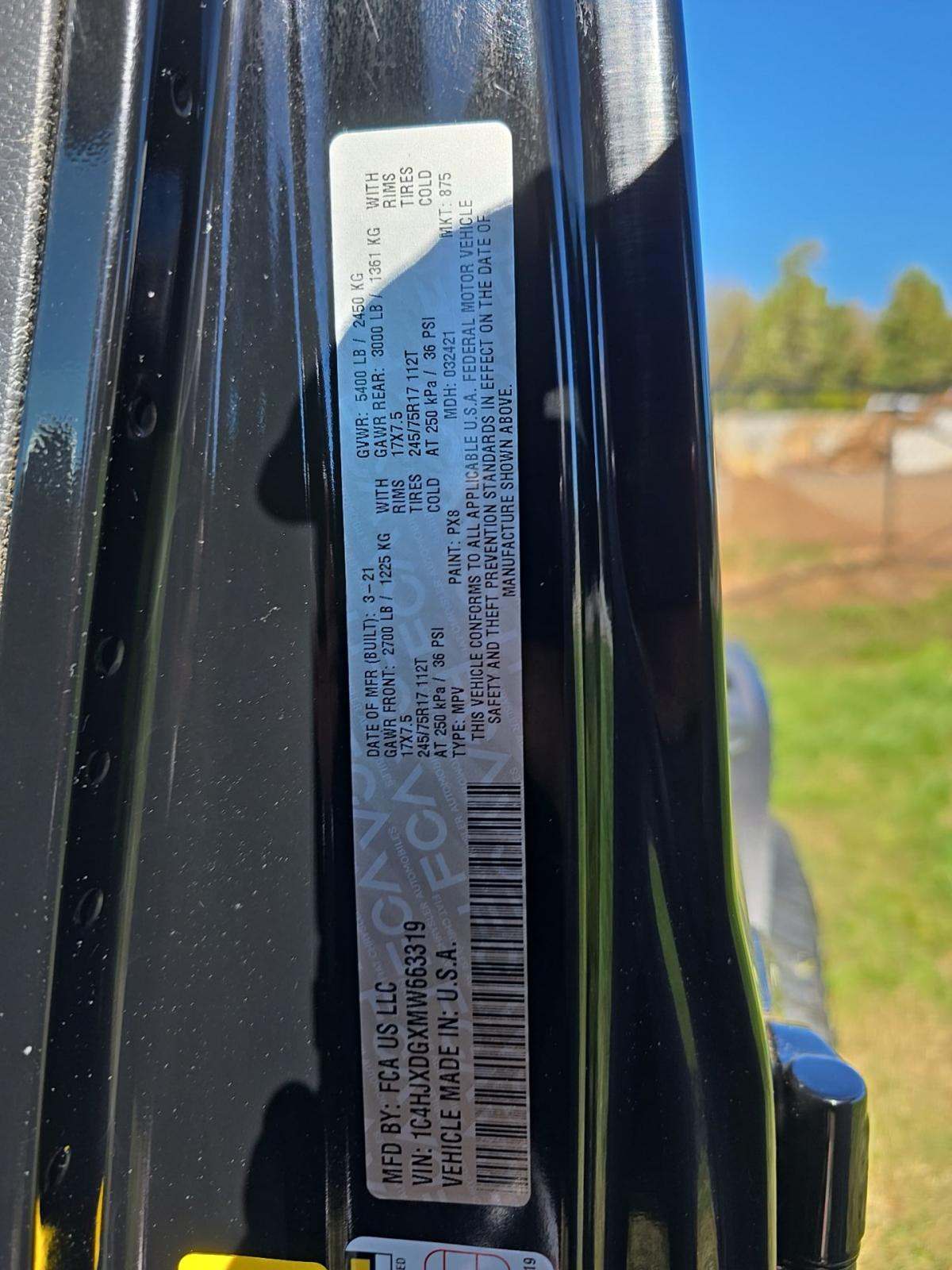 2021 Jeep Wrangler Unlimited Sport AWD