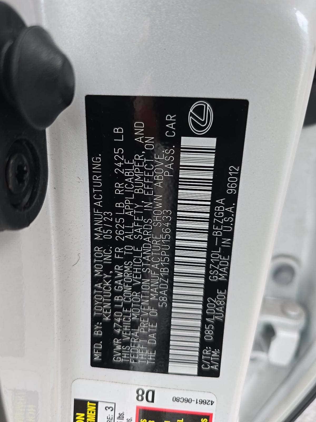 2023 Lexus ES ES 350 FWD