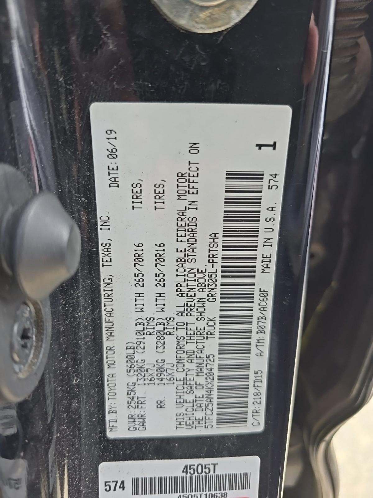 2019 Toyota Tacoma TRD Off-Road AWD