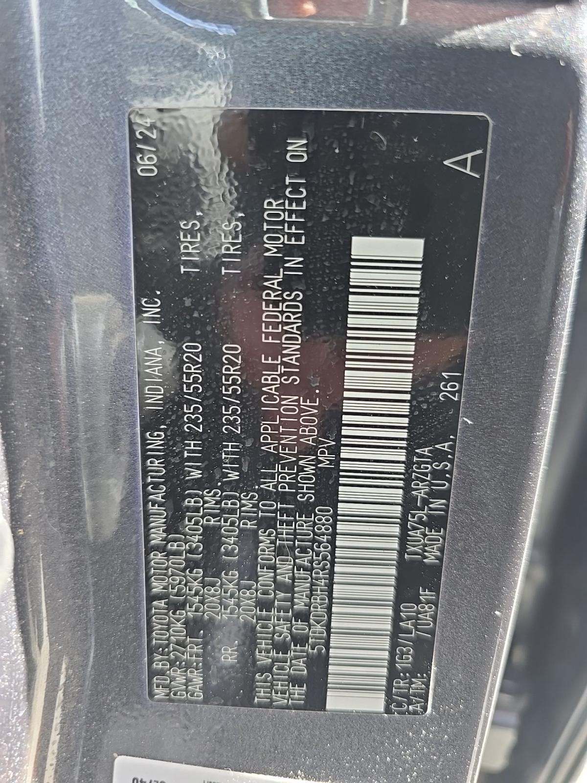 2024 Toyota Highlander Platinum AWD