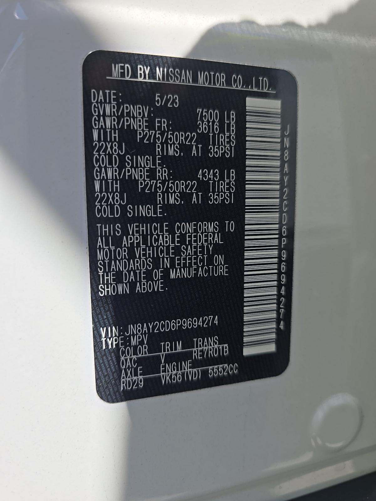 NISSAN ARMADA - 5