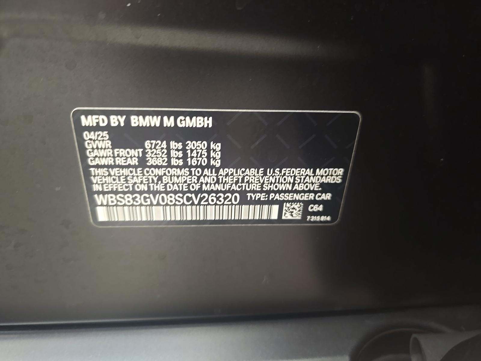2025 BMW M5 Base AWD