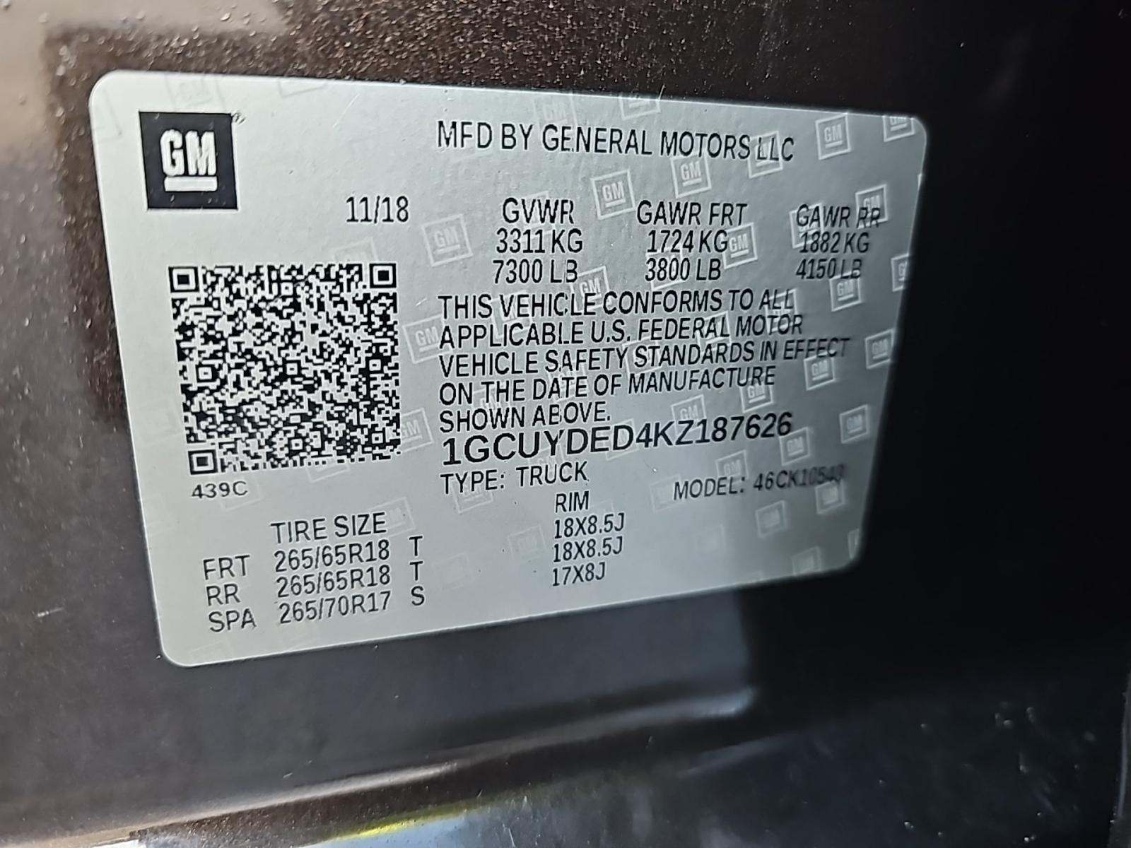 2019 Chevrolet Silverado 1500 LT AWD