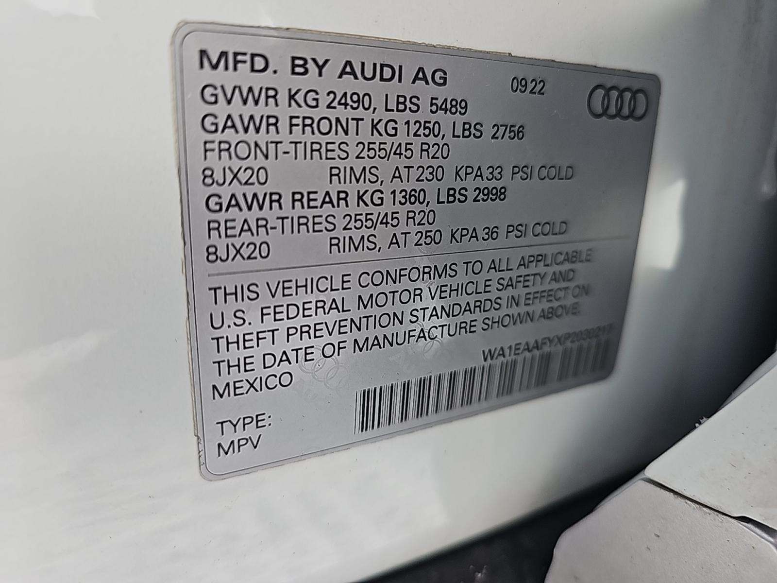 2023 Audi Q5 S line Premium Plus AWD