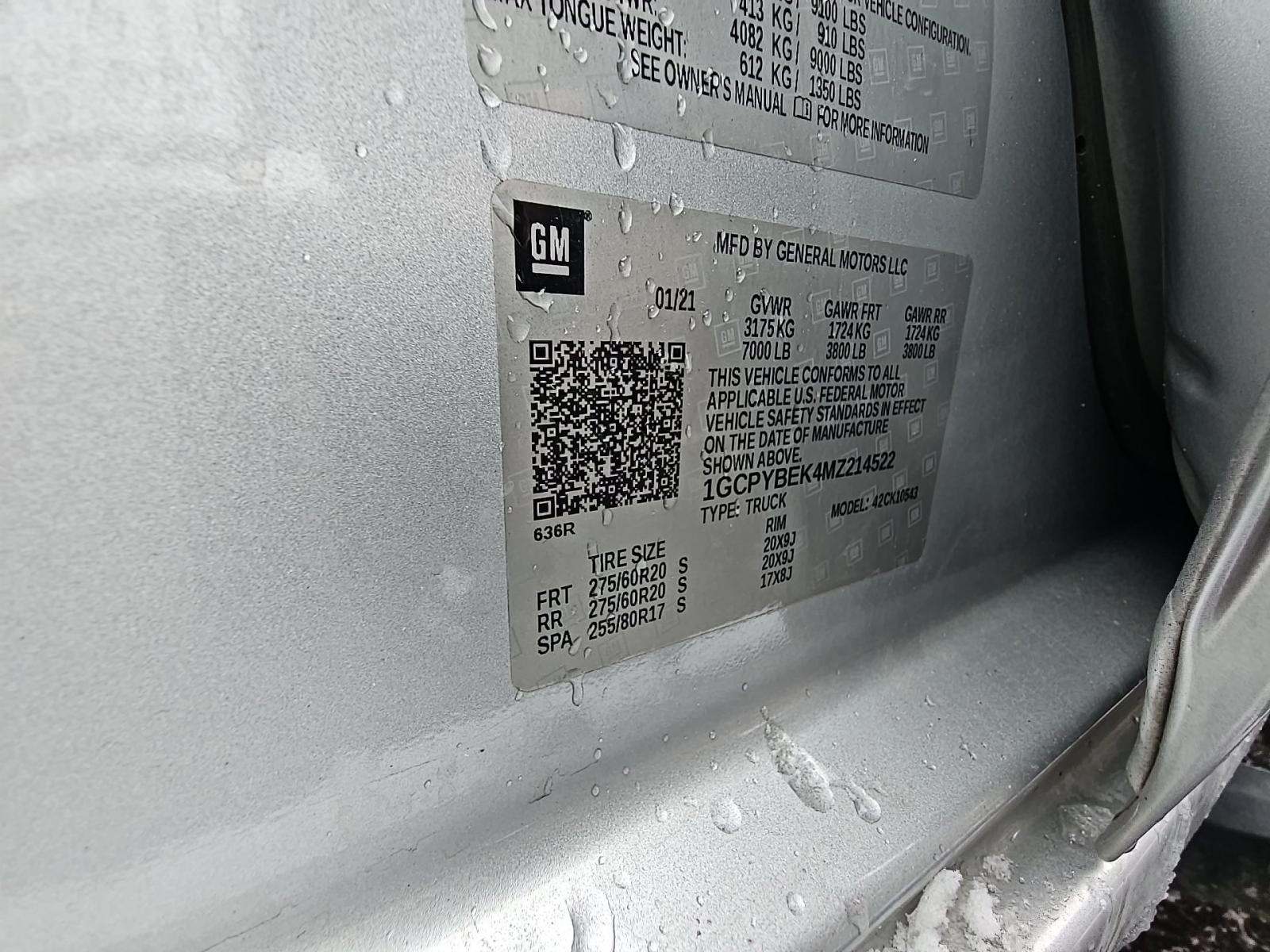 2021 Chevrolet Silverado 1500 Custom AWD