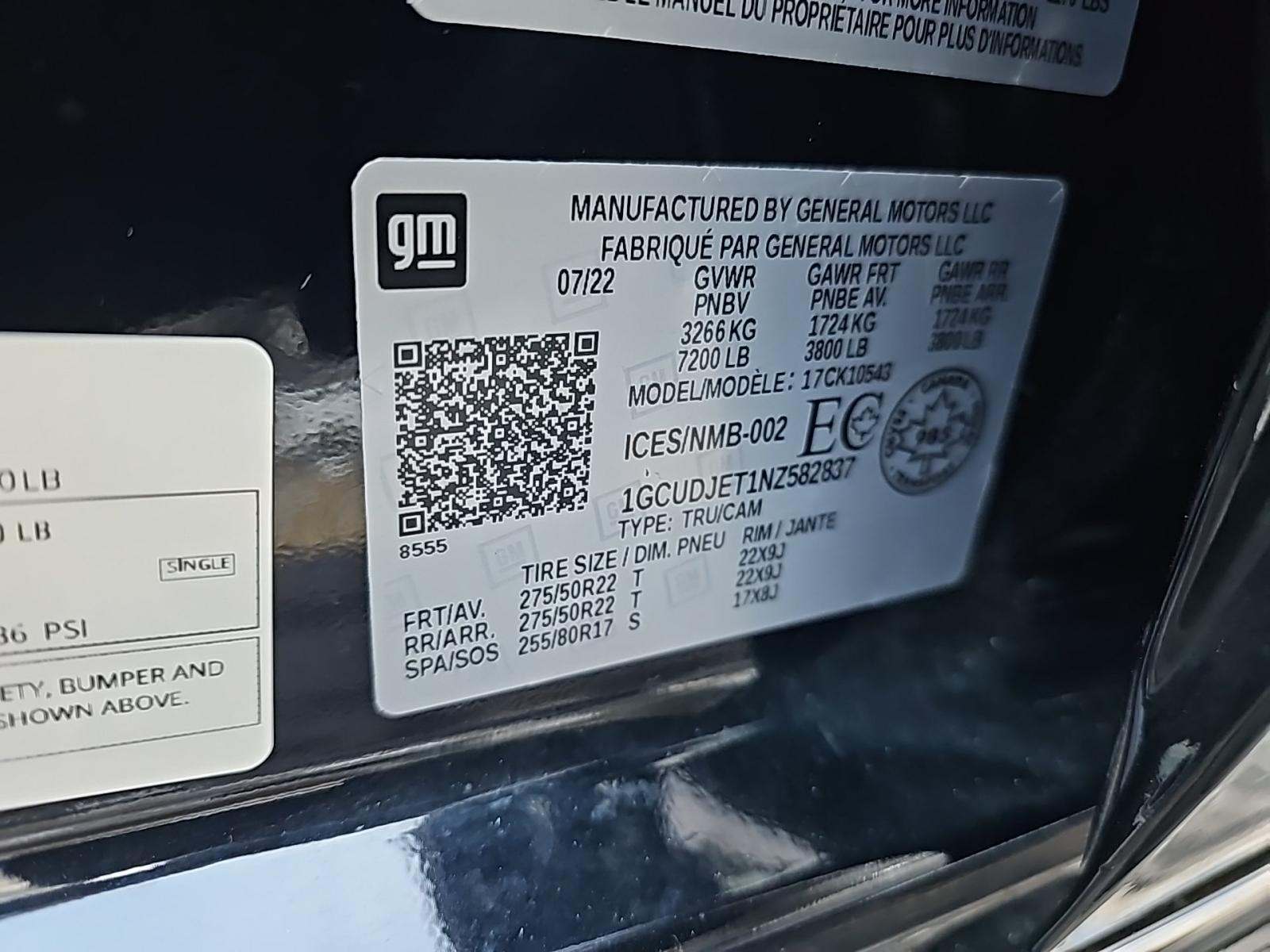 2022 Chevrolet Silverado 1500 High Country AWD