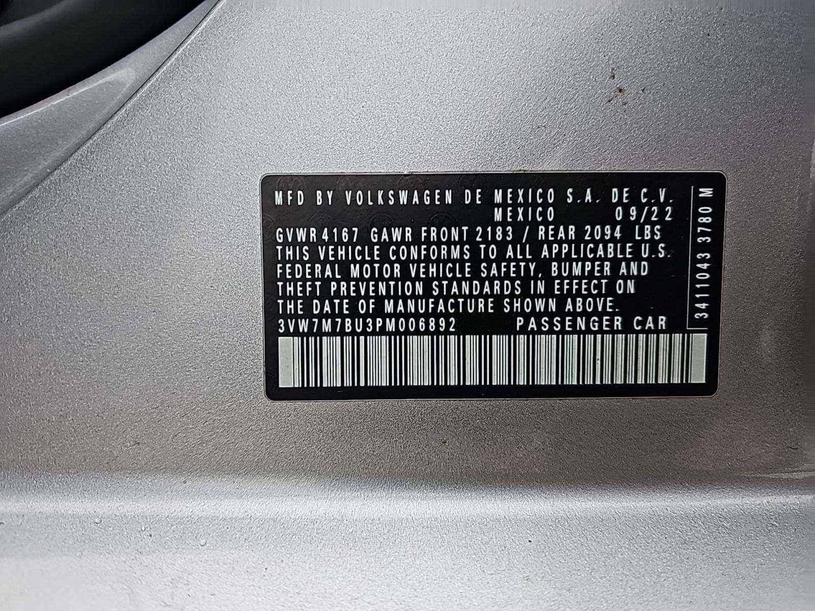 2023 Volkswagen Jetta 1.5T SE FWD