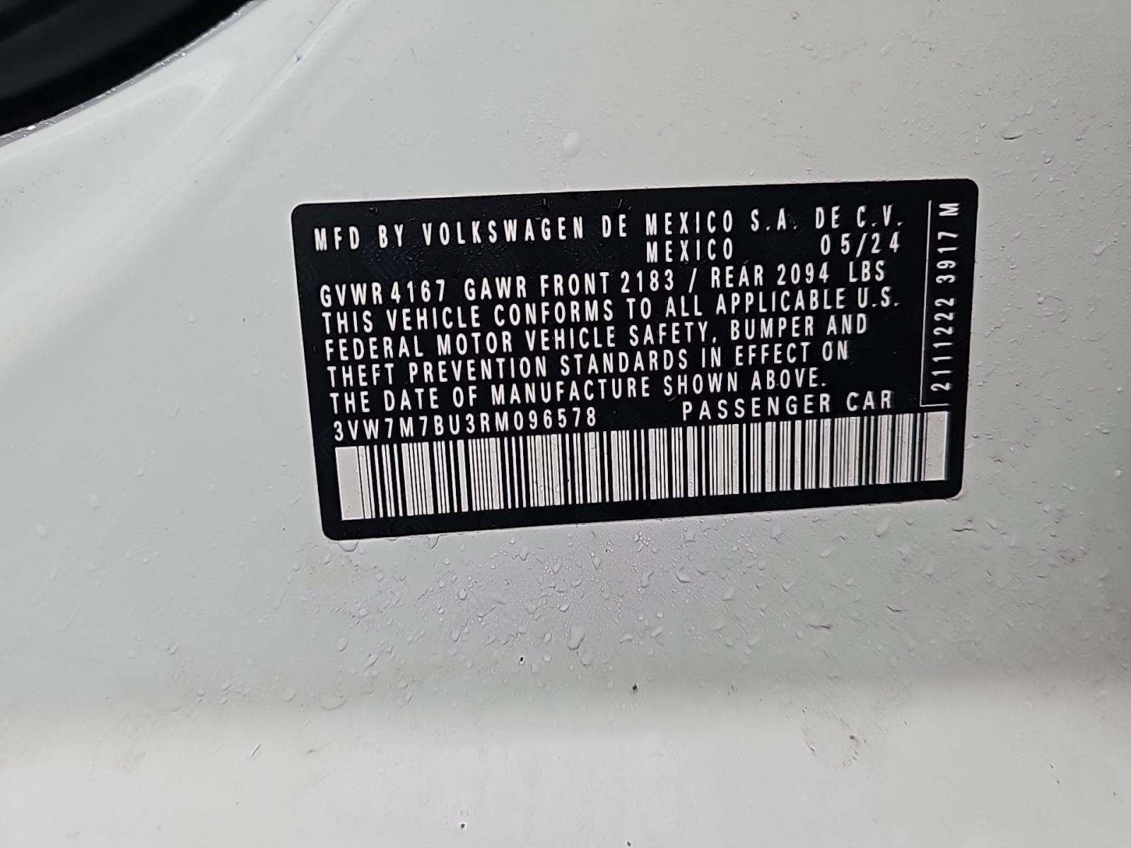 2024 Volkswagen Jetta 1.5T SE FWD