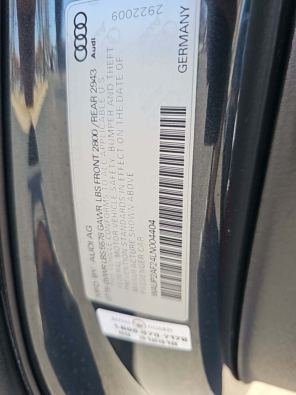 2020 Audi A7 3.0T Premium AWD