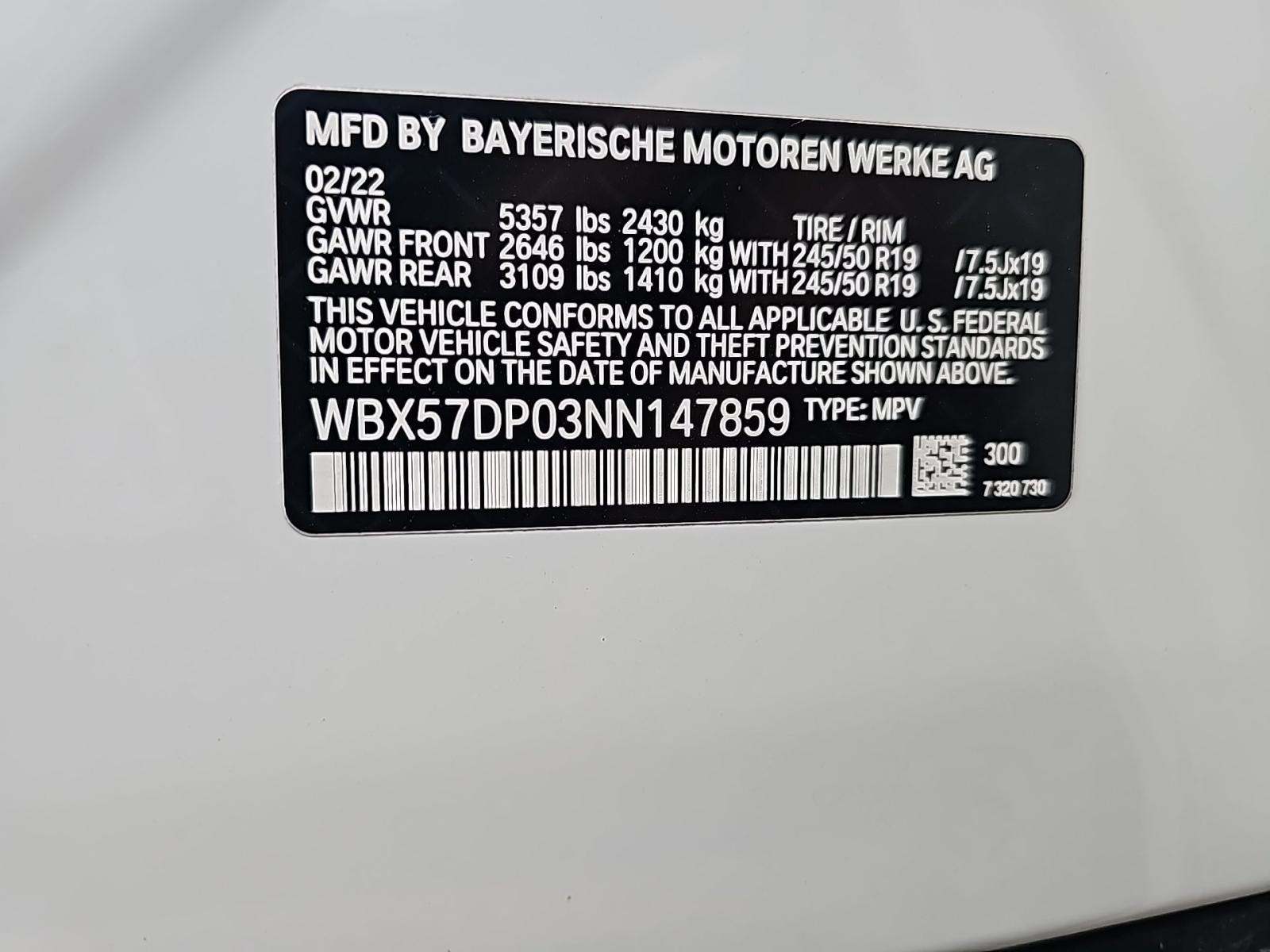 2022 BMW X3 xDrive30i AWD