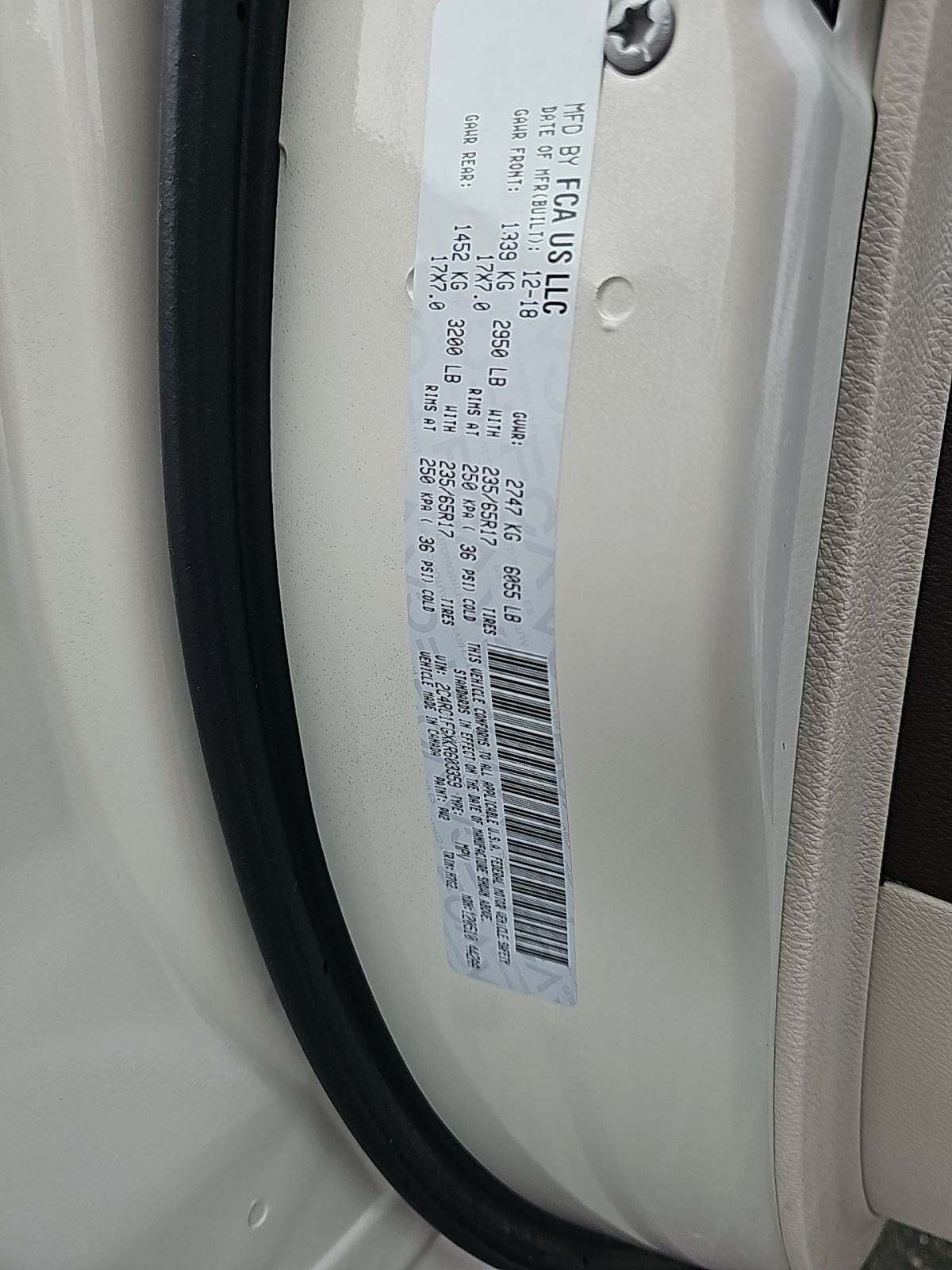 2019 Chrysler Pacifica Touring Plus FWD