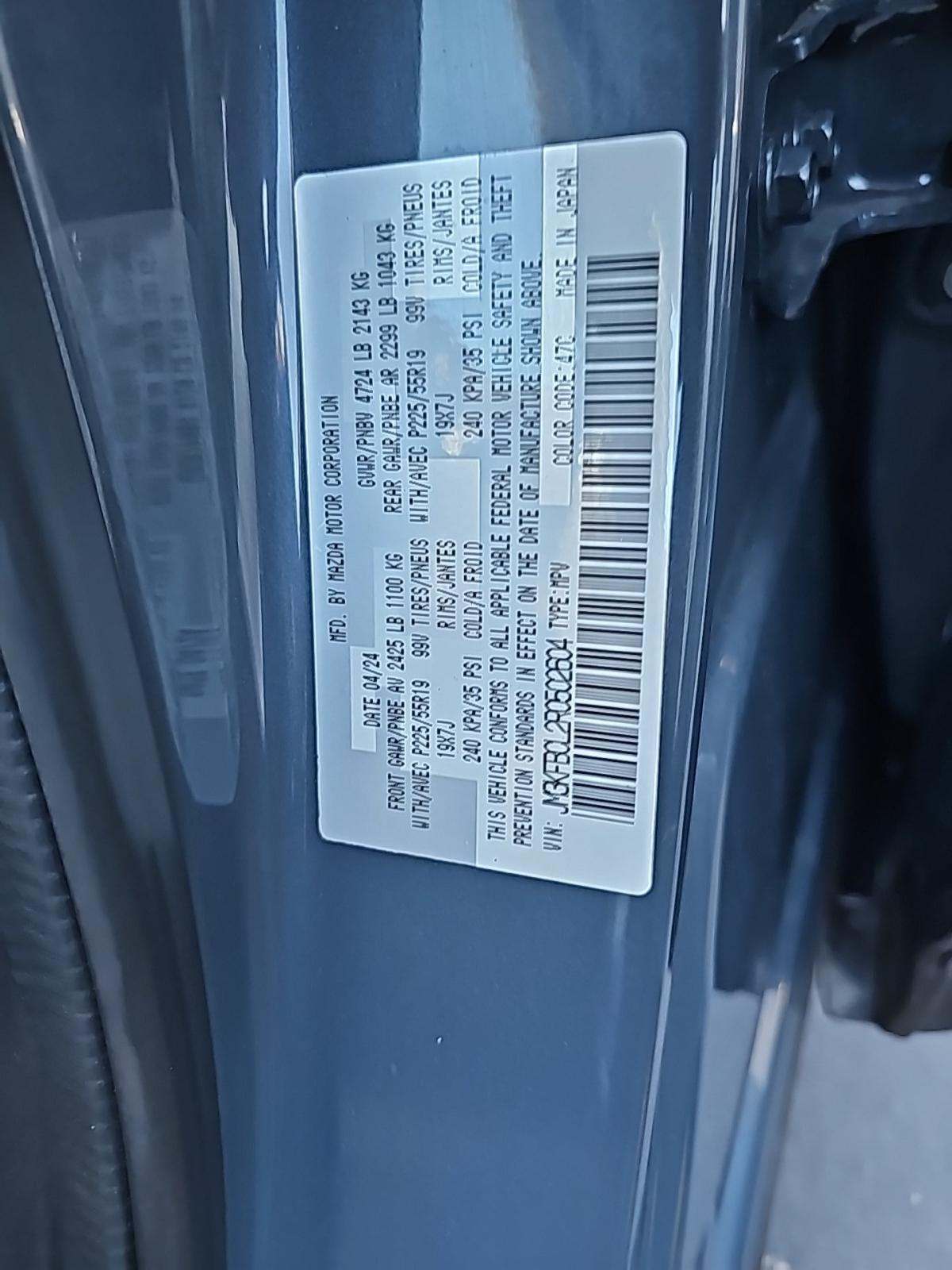 2024 MAZDA CX-5 2.5 S Carbon Edition AWD