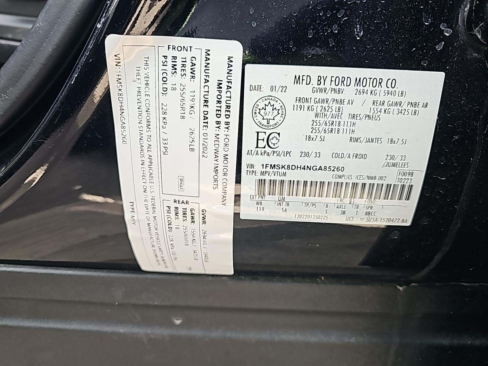 2022 Ford Explorer XLT AWD