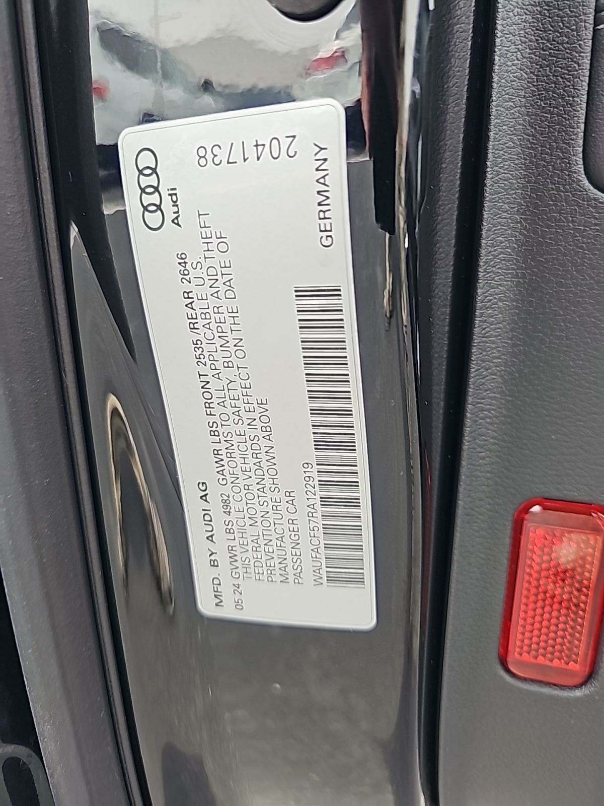 2024 Audi A5 S Line Premium Plus AWD