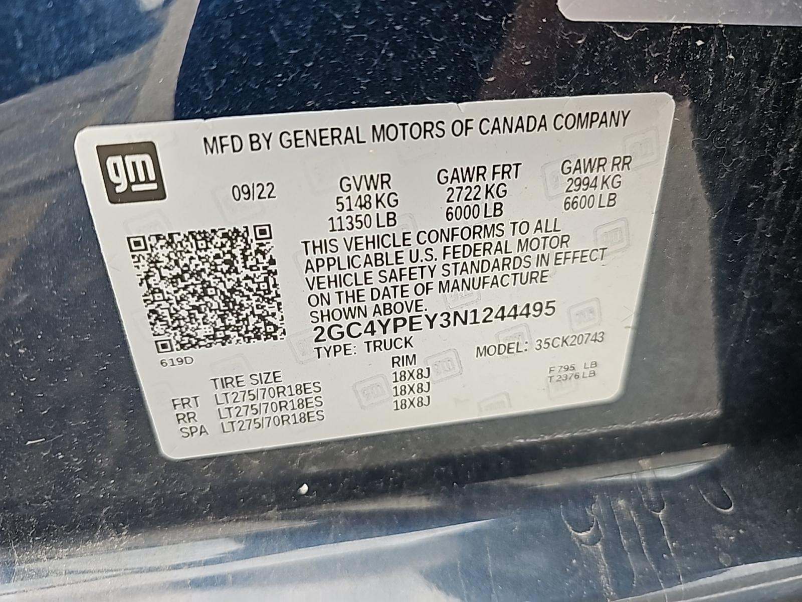 2022 Chevrolet Silverado 2500HD LTZ AWD