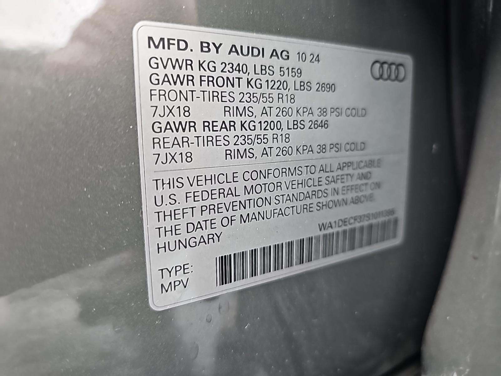 2025 Audi Q3 S line Premium AWD