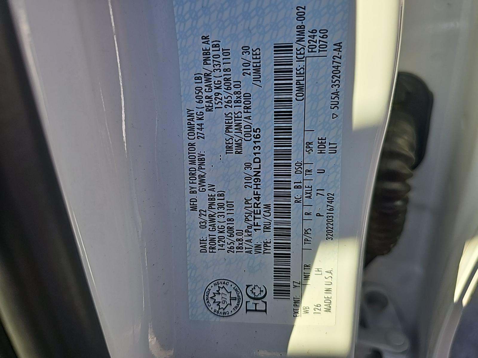 2022 Ford Ranger XLT AWD