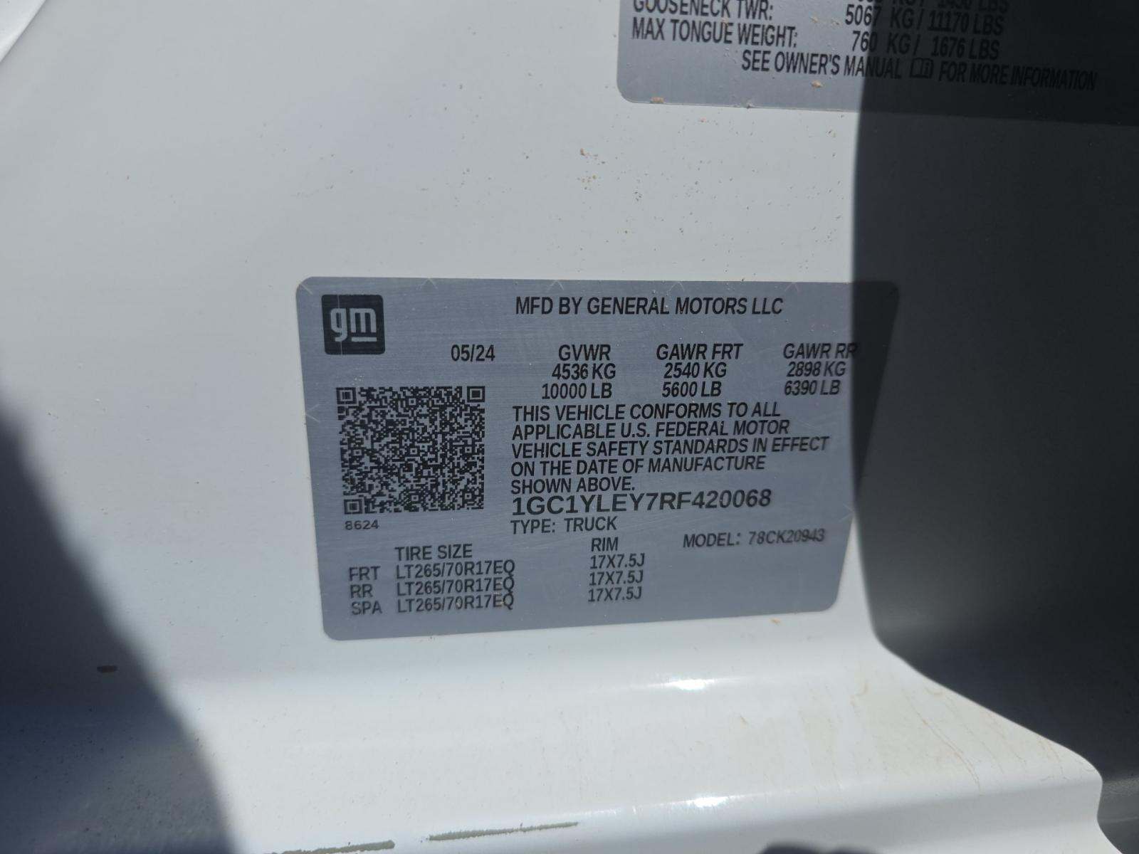 2024 Chevrolet Silverado 2500HD Work Truck AWD