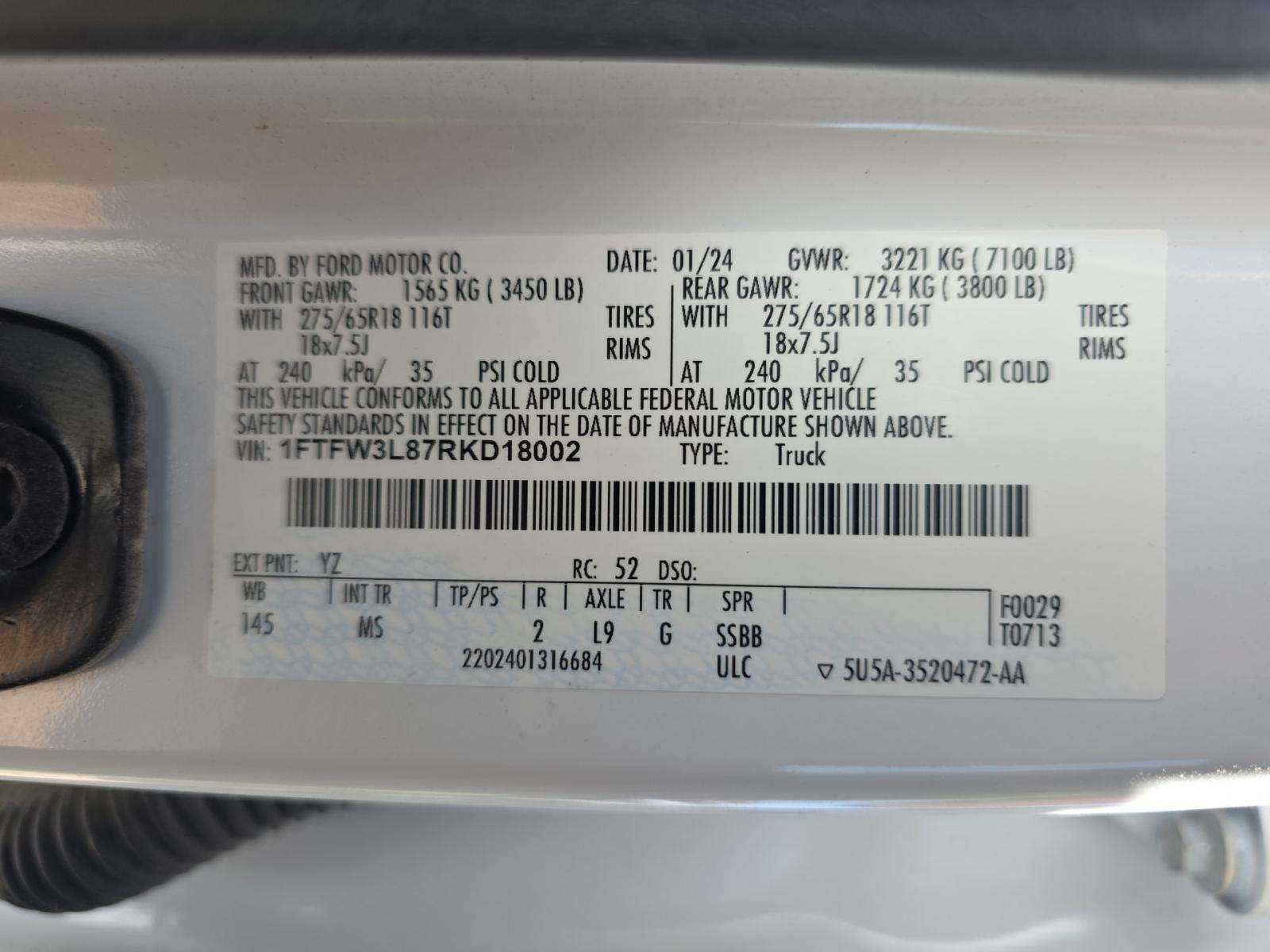 2024 Ford F-150 XLT AWD