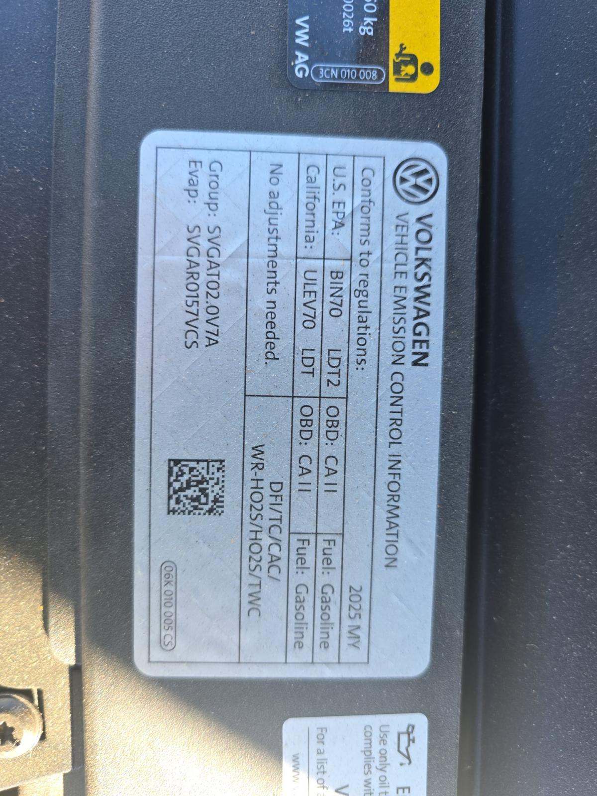 2025 Volkswagen Atlas 2.0T SEL AWD