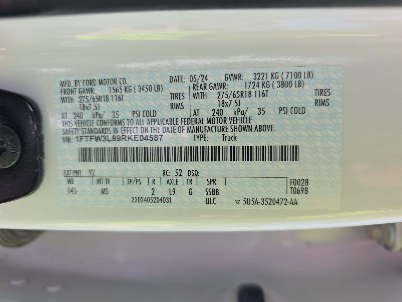 2024 Ford F-150 XLT AWD