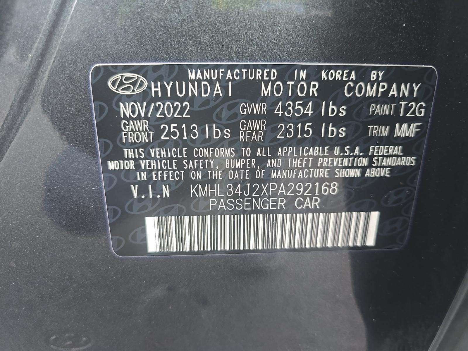 2023 Hyundai Sonata Limited FWD