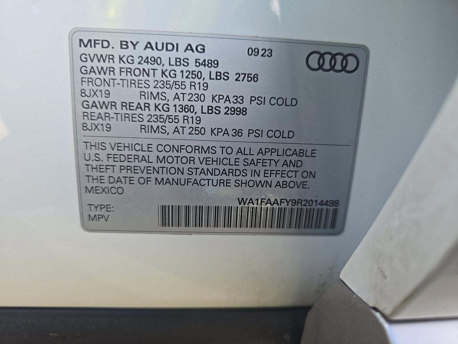 2024 Audi Q5 S line Prestige AWD