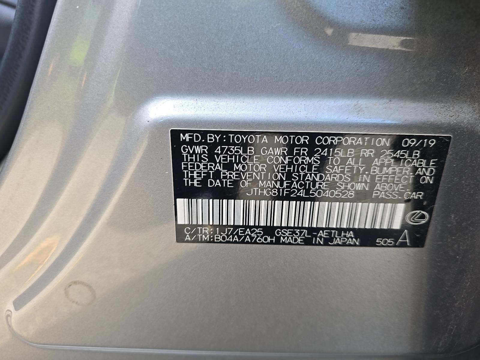 2020 Lexus IS IS 300 F SPORT AWD